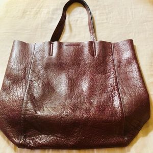 Banana Republic leather tote.